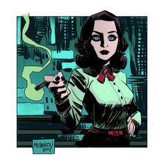 Gleb Melnikov, Columbia Bioshock, Bioshock Artwork, Gothic Girl Art, Bioshock Rapture, Bioshock Series