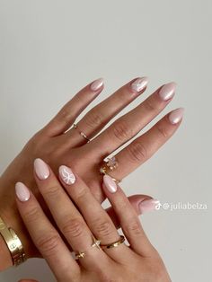 winter nails, cute nails, nail designs, press on nails, acrylic nails, girly nails, girly aesthetics Light Pastel Pink Nails, Long And Short Nails On One Hand, Light Pink Nails With Bow, Nails Inspo Trendy 2023, How Nails, Croquette Nails, Now Nails, Girly Nails, Bow Nails