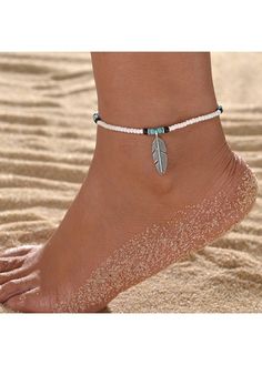 Color:Silver;Package Contents:1 X Anklet;Occasion:Sport; Handmade Silver Casual Anklets, Handmade Casual Silver Anklets, Casual Silver Anklets For Festival, Elegant Silver Jewelry For Beach Season, Handmade Silver Anklets For Vacation, Trendy Silver Anklets For Summer, Silver Casual Anklets For Festival, Handmade Silver Anklets For Summer, Bohemian Silver Jewelry For Beach Season