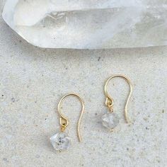 14KT Gold Herkimer Drops. This timeless pair of Herkimer Drop Earrings makes a perfect and thoughtful gift for yourself or a special someone. Buy yours today! Gift For Yourself, Special Someone, Jewelry Lookbook, Herkimer Diamond, Evil Eye Jewelry, Eye Jewelry, Cuff Bangles, Heart Jewelry, 14kt Gold