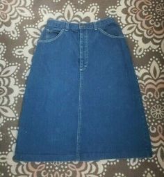 Vintage Fitted Medium Wash Skirt, Vintage Fitted Skirt In Medium Wash, Vintage Denim Mini Skirt, 80s Skirts, 80s Clothes, Cheryl Tiegs, 90s Skirt, Avon Bottles, 80s Skirt