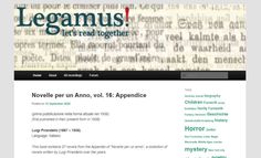 the website for legannus is displayed