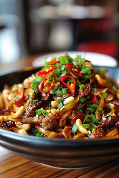 a close up of a plate of food with meat and veggies on it