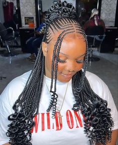 Latest Braided Hairstyles, Latest Hair Braids, Lemonade Braids Hairstyles, Cornrows Braids For Black Women, Feed In Braids Hairstyles, African Hair Braiding Styles, Cute Braided Hairstyles, Braided Cornrow Hairstyles