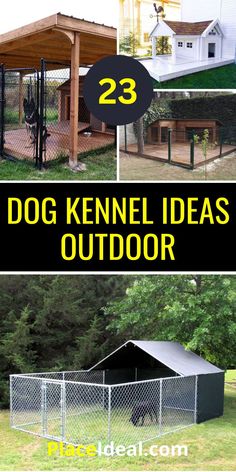 the dog kennel ideas outdoor are great for small dogs and their owners to enjoy