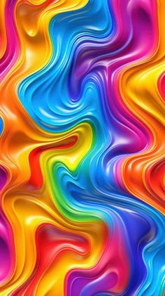 an abstract colorful background with wavy lines