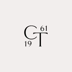 the letters g and t are arranged in black on a white background, with one letter at the bottom