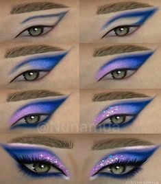 Simpul Dasi, Teknik Makeup, Diy Eyeshadow, Drag Make-up, Cute Eye Makeup, Rainbow Makeup, Makeup Challenges