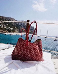 Red Goyard Tote, Burgundy Goyard, Goyard Tote Aesthetic, Goyard Bag Outfit, Red Goyard, Goyard Tote Price, Goyard Tote Outfit, Goyard Purse, Goyard St Louis Tote