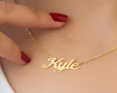 14K Handmade Personalized Name Jewelry by EliffPersonalized