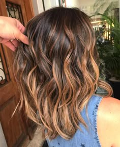 Brunette Ombre, Brunette Balayage, Brunette Hair With Highlights, Caramel Hair, Hair Done