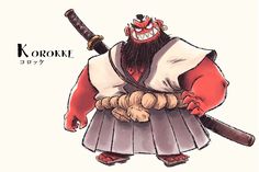 an image of a cartoon character with a baseball bat in his hand and the words okokie written on it