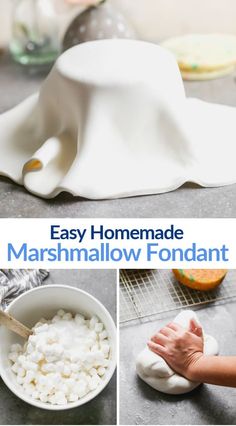 homemade marshmallow fondant recipe for kids