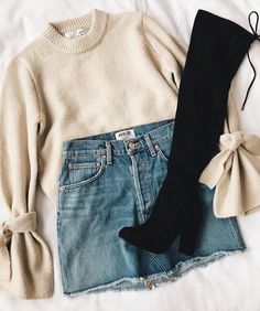 Rok Outfit, Casual Outfits For Teens, Dresses Spring, Pullover Outfit, Traje Casual, To Wear, Ideas For, Casual Winter Outfits, Outfits Casual