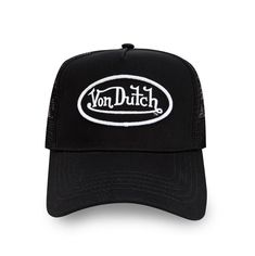 Classic Trucker 51 - Von Dutch Png Accessories, Dutch Hat, Von Dutch Hat, Trucker Hat Fashion, Truck Images, Black White Design, Woman Accessories, Black Trucker Hat, White Patches