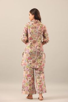 Cotton Dress Pattern, Co Ords Outfits, Kurti Style, Coord Sets, Dandelion Print, Stylish Loungewear, Comfortable Loungewear, Hijabi Fashion Casual, Palazzo Set