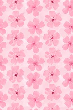 pink flowers on a light pink background