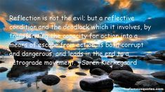 a quote about reflection is not the devil but a reflective condition and the deadlock which involves