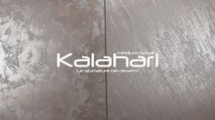 the words kalahari are written in white on a gray background with black and white designs