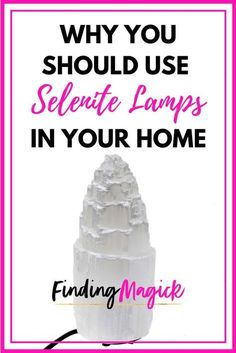 Ever wonder how to use a selenite crystal? Harness the properties of this white light healing crystal in your home decor by displaying a selenite lamp in your sacred space or meditation room. Click for more info on the benefits of this amazing crystal. #FindingMagick #selenite #lamps #homedecor #lighting #crystals #gemstones #healing #meditation #sacredspace #homedecorideas Crystal Harness, Light Healing, Meditation Room Decor, Healing Gemstones