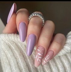 Purple Wedding Nails, Purple Nail Art Designs, Dark Purple Nails, Purple Nail Art, Purple Nail Designs, New Nail Designs, Purple Nail, Manicure E Pedicure, Best Acrylic Nails