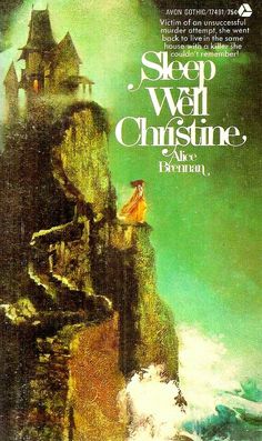 a book cover with an image of a castle on top of a cliff