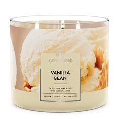 Vanilla Bean Large 3-Wick Candle - Warm and Fragrant Vanilla Scent – Goose Creek Candle Vanilla Candles, Candles Vanilla, Vanilla Bean Bath And Body Works, Vanilla Candle Bath And Body Works, Vanilla Bean Soap, Vanilla Bean Candle, Strawberry Sponge Cake, Goose Creek Candles, Candle Obsession