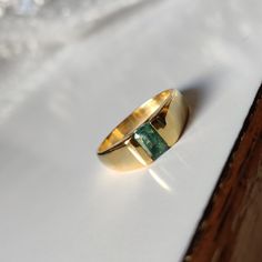 Natural Emerald 14K Yellow Gold Mens Ring, Emerald Gold Ring, Wedding & Engagement Ring, Hand Made Ring for Men, Gold Ring for Men - Etsy Men Gold Ring, Ring For Men Gold, Engagement Ring Hand, Gold Mens Ring, Emerald Gold Ring, Gold Ring For Men, Yellow Gold Mens Rings, Gold Ring Wedding, Wedding Engagement Ring