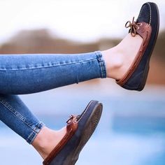 Orca Bay Schooner Ladies Nubuck Leather Deck Shoes Navy Deck Shoes Womens, Boat Shoes Outfit, Homemade Shoes, Sperry Women's, Womens Boat Shoes, Deck Shoes, Woman Shoes, Leather Conditioner, Pull Up