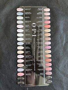 OPI Color Chart - Gel Color, Infinite Shine, Nail Lacquer, Powder Perfection | eBay Opi Cliffside Karaoke Nails, Love Is Bare Opi Dip, Don’t Bossa Nova Me Around Opi Color, Opi Lets Be Friends Gel Nails, Opi Gray Nail Polish, Opi Dont Bossa Nova Me Around, Opi Dip Nail Colors, Opi White Colors, Opi Nude Dip Powder Nails