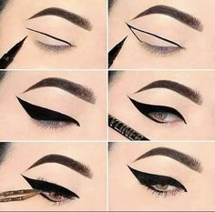 Eyeliner Guide, Felt Tip Eyeliner, Learn Makeup, Face Art Makeup, Makeup Tutorial Eyeliner, Eyeliner Styles, Eye Makeup Designs, Eyeliner Makeup, Asian Eye Makeup