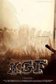 the movie poster for kglf, which features an image of a man on a motorcycle