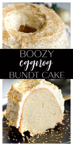 this boozy eggnog bundt cake is so good it's easy to make