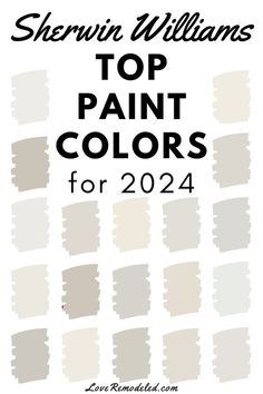 sheryln williams's top paint colors for 2014, including white and gray