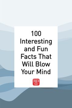 the cover of 100 interesting and fun fact that will blow your mind by robert j miller