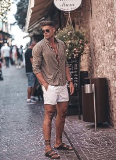 Travel Outfit Summer Man, Mem Vacation Outfit, Men’s Mediterranean Style, Man Vacation Outfits Beach, Men’s Ibiza Outfit, Cabo Mens Outfit, Winery Outfit Men, Men’s Holiday Fashion, Mens Island Vacation Outfits