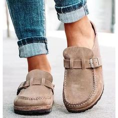 Types Of Sandals, Tori Amos, Basic Heels, Carlo Scarpa, Spring Sandals, Buckled Flats, Suede Slippers, Casual Flat Shoes, Retro Shoes