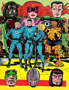 an image of the fantastic four in comics