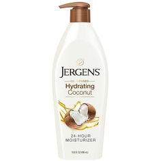 Jergens Hyrdating Coconut Hand And Body Lotion For Dry Skin, Dermatologist Tested - 16.8 Fl Oz : Target Coconut Body Lotion, Coconut Lotion, Firming Body Lotion, Tropical Fragrance, Best Lotion, Extra Dry Skin