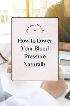 Looking for ways to naturally lower your blood pressure without the use of medication?  Check out Dr. Geoff's video and learn techniques for how to lower your blood pressure naturally and quickly!