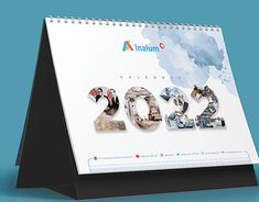 a desk calendar with the year 2013 on it