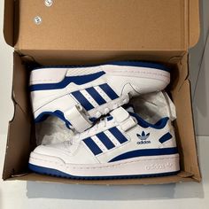 Shop plugtoronto's closet or find the perfect look from millions of stylists. Fast shipping and buyer protection. Adidas Forum Low White Royal Blue🫐 Brand new with box 100% authentic Available in sizes: 4.5y, 5y, 5.5y, 6y, 6.5y, 7y Fits women’s sizes 6w, 6.5w, 7w, 7.5w, 8w, 8.5w Message before purchasing to confirm sizing Forum Low Adidas, Adidas Forum Low White, Adidas Gazelle Pink, Adidas Nizza Platform, Royal Blue Sneakers, Adidas White Shoes, Adidas Forum Low, Adidas Tubular Shadow