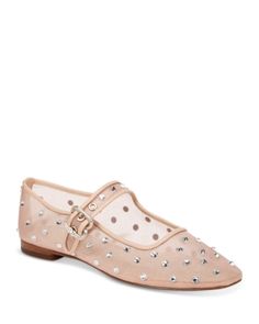 Sam Edelman Women's Michaela Square Toe Gem Embellished Mesh Mary Jane Shoes Studded Shoes Outfit, Sam Edelman Mary Jane, Mesh Flats, Clear Shoes, Studded Shoes, Rhinestone Flats, Studded Flats, Inverted Triangle, Irish Wedding