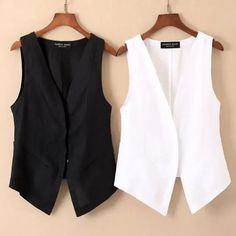 Women Waistcoat Vest Gilet Sleeveless Coat Jacket Business Work Vest Cardigan Button Tank Tops Thin This item is for one waistcoat only. This is in Asian sizing, smaller than western size e.g. UK, US, AU. Please check the measurements carefully before making a purchase. Besides, due to different measurement method, there will be 1-3cm error. Size:M, L, XL, XXL, 3XL, 4XL. Real Size Information Unit:cm/inch 1Inch=2.54cm [Size M , Front Length 62/24.4 , Back Length 53/20.9 , Bust 82/32.3 , Shoulder Ladies Waistcoat, Women Waistcoat, Business Vest, Chaleco Casual, Vest Cardigan, Fall Vest, Linen Casual, Sleeveless Cardigan, Casual Vest