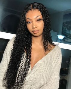 Curly Lace Frontal, Frontal Hairstyles, Curly Lace Front Wigs, Scene Hair, Baddie Hairstyles, Naomi Campbell