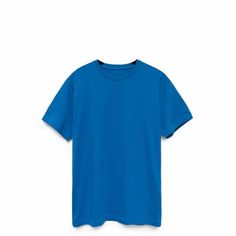 Custom Product - American Grown Supima® Cotton T-Shirt - French Blue - SNAG Wholesale T Shirts, Blank T Shirts, French Blue, New Years Sales, Summer Adventures, Supima Cotton, Modern Outfits, Mock Ups, Wholesale Clothing