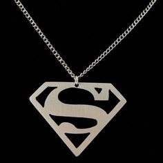 This superman necklace is perfect custom gift for a super hero in your life.. This necklace can be personalized in up to 3 initials of your choice. Specs: Metal: Sterling Silver Colors: Silver, Gold Overlay, Rose Gold Overlay Dimension: 1.29"x 1 " Chain: Comes with Box chain Superman Name, Superman Necklace, Name Rings Silver, Single Diamond Necklace, Diamond Necklace Gift, Diamond Necklace Wedding, Super Women, Real Diamond Necklace, Name Necklace Silver