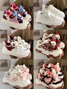 Korean Shoes, Pretty Sneakers, Preppy Shoes, Pretty Shoes Sneakers, Fashion Shoes Heels, Cute Shoes Heels, Shoes Heels Classy, Kawaii Shoes, Fasion Outfits