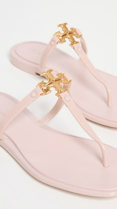 Pink Tory Burch Sandals, Cute Online Clothing Stores, Pretty Sandals, Trendy Shoes Sneakers, Pretty Shoes Sneakers, Tory Burch Sandals, Hype Shoes, Girly Shoes, Cute Sandals