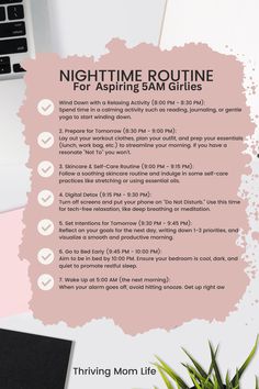 For the aspiring 5am girlie: you have to fix your nighttime routines first! If you plan to fail you fail to plan Morning Schedule Before Work, 5am Morning Routine Schedule, High Maintenance Routine, 5 Am Routine, 5am Routine, Creating A Routine, Habits To Start, 5am Club, 5 Year Plan